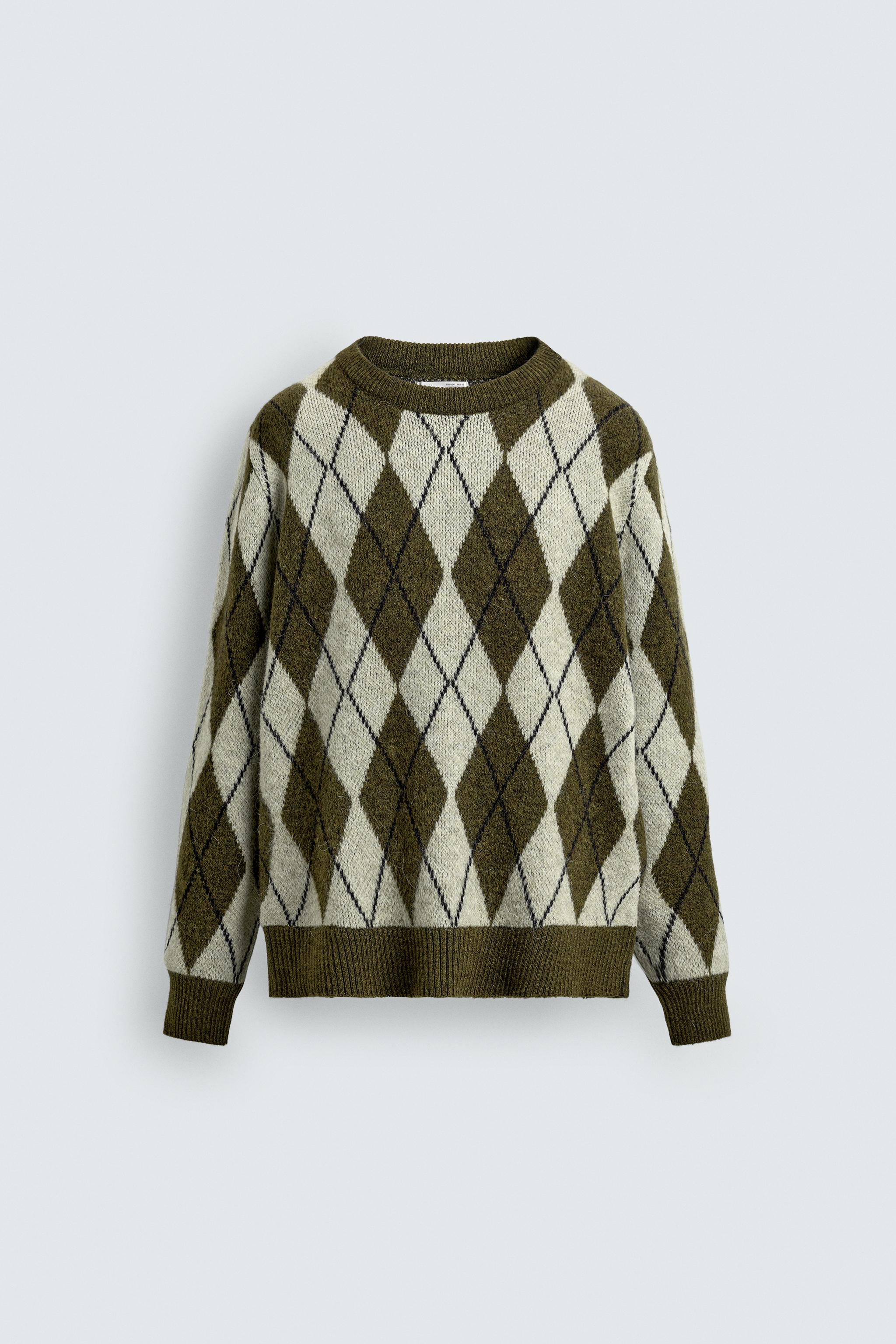 PULL EN JACQUARD À LOSANGES